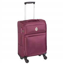 Delsey Joras Soft 56Cm Purple Cabin Trolley Case 00344080108E9