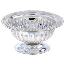 Sri Jagdamba Pearls Flower Silver Diya JPSEP-17-050