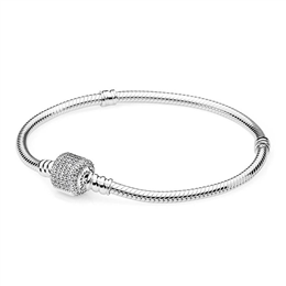Pandora Moments Silver Signature Clasp Bracelet