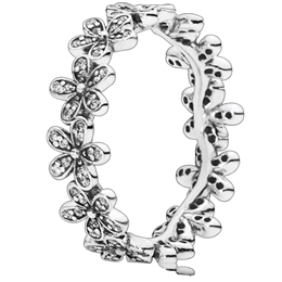 Pandora Dazzling Daisy Meadow Stackable Clear Cz Ring