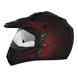 Vega Offroad D-V DullBurgundy Helmet