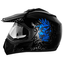 Vega Offroad D-V Ranger Black Blue Helmet