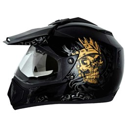 Vega Offroad D-V Ranger Black Gold Helmet