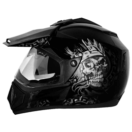 Vega Offroad D-V Ranger Black Silver  Helmet