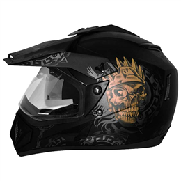 Vega Offroad D-V Ranger Dull Black Gold Helmet