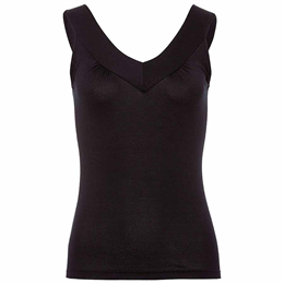 Falke Sleeveless Strap Top Shining Bodywear - Black