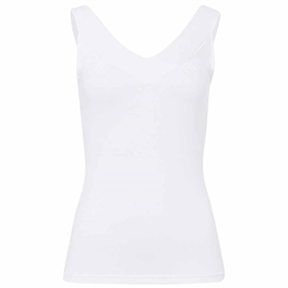 Falke Sleeveless Strap Top Shining Bodywear - White