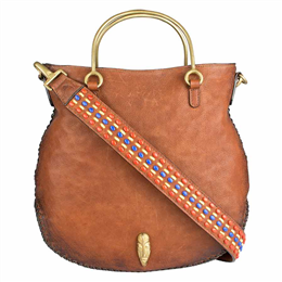 Hidesign Kiboko 01 Tan Leather Women's Hand Bag - 8903439466282