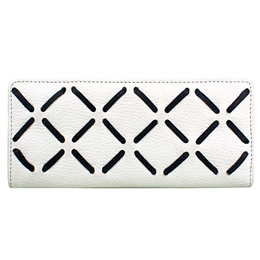 Hidesign Kochab W1 (Rf) White Leather Women's Clutch - 8903439408350