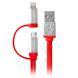 Skywater Cable Micro USB & MFI - Red