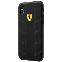 Skywater Scuderia Ferrari Racing Tyres iPhone X Hard Case - Black
