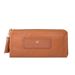 Hidesign Adhara W4 (Rf) Tan Leather Women's Clutch - 8903439420192