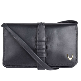 Hidesign Heather W3 (Rf) Black Leather Women's Clutch - 8903439466497