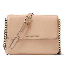 Michael Kors Bedford Leather Crossbody - Oyster