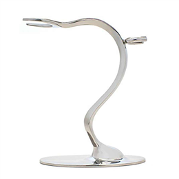 Eshave S Shave Stand For Razor & Brush Silver