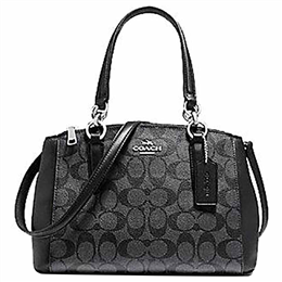 Coach Mini Christie Carryall Silver Black Smoke F58290SVDK6