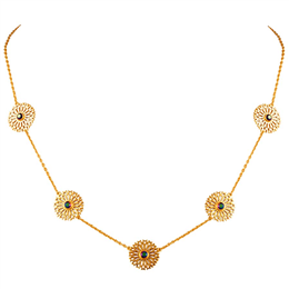 Eina Ahluwalia Persian Jaal Disc Necklace