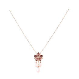 Suneet Varma Pink Floret Pendant