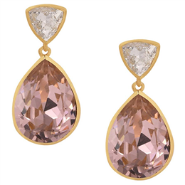 Isharya Classic Brilliance Earring - Pink