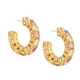 Isharya Egyptian Goddess Earring - Crystal & Pink