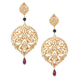 Eina Ahluwalia Persian Jaal Drop Earring Gold