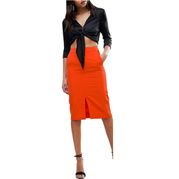 Asos Tailored Split Front Pencil Skirt