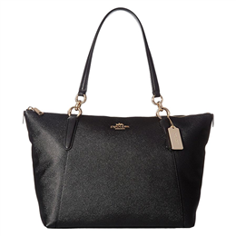 Coach Crossgrain Ava Tote - Black