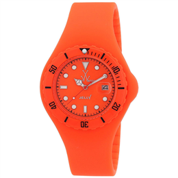 ToyWatch Orange Dial Rubber Strap Beige Dial Women's Watch - JY03OR