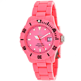 ToyWatch Fluo Pink Dial Women's Watch - FL04PS