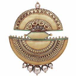 JJ Valaya Ranas of Kachch Brooch