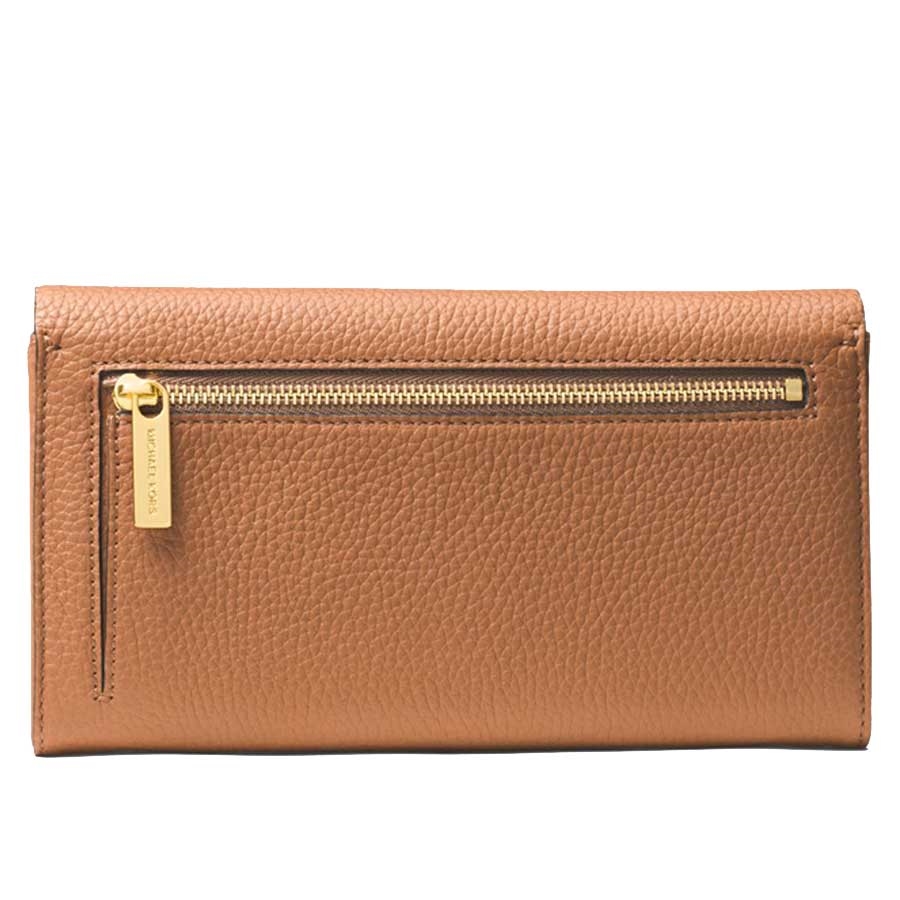 bancroft pebbled calf leather continental wallet