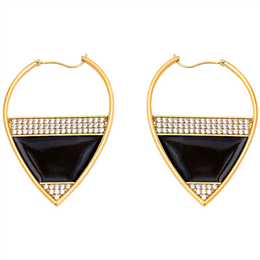 Loupe Tinsel Earrings - LGL17BEAR03