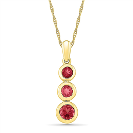 Sri Jagdamba Pearls Ruby Pendant - PY103638-LRU