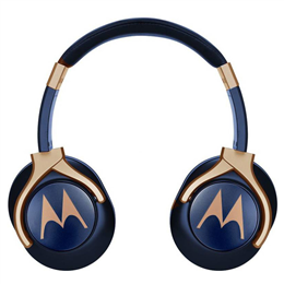 Motorola Pulse 3 Max Headset with Mic (Blue Gold, Over the Ear)