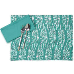 Maspar Green Set of 6 Napkin & Placemat SM-MINTT-GN27900