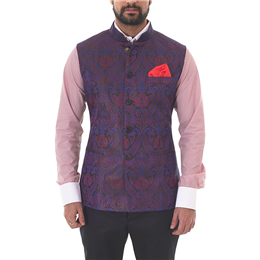 Anshul Rajwansh - Nehru Jacket for Men - (Multicolor)