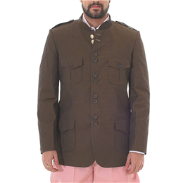 Anshul Rajwansh - Hunter Jacket for Men - (Brown)