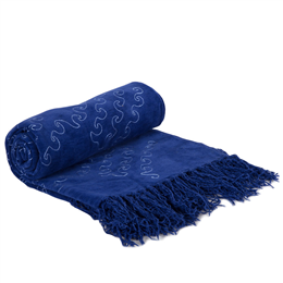 Maspar Cobalt Blue Throw TH-COBAL-BL24638