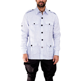 Anshul Rajwansh - Hunter Shirt ( Blue Melange )