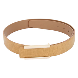 Alvaro Castagnino Men's Genuine Leather Belt-Beige ALCBLT107