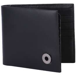 Alvaro Castagnino Men's Genuine Leather Wallet-Black ALW-005