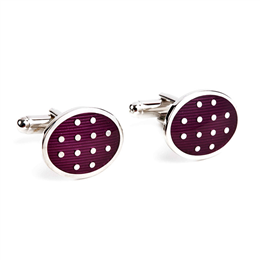 Imported Marroon Cufflinks IIC CUFLN 004