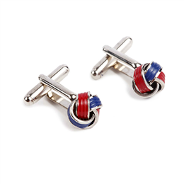 Imported Red and Blue Cufflinks IIC CUFLN 007