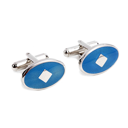 Blue Cufflinks IIC CUFLN 001