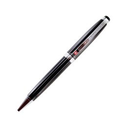 Swiss Military - Chrome Plated Ball Pen - (Black & Silver) - BP16