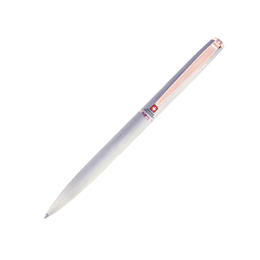 Swiss Military - Rose Gold Plated Ball Pen - (White) - BP39