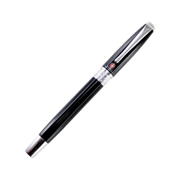 Swiss Military - Chrome Plated Fountain Pen - (Black) - FP2
