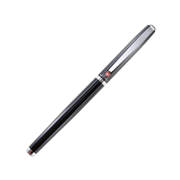 Swiss Military - Chrome Plated Fountain Pen - (Black) - FP4