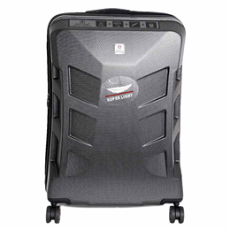 Swiss Military 28 Inch Large UFO Series Polycarbonate Hard Top Luggage (Black) - HTL1