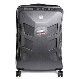 Swiss Military 20 Inch Cabin Size UFO Series Polycarbonate Hard Top Luggage (Black) - HTL3